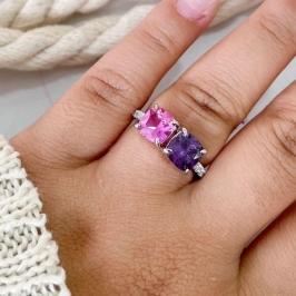 ANEL PT PEDRA CRAVEJADA