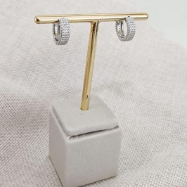 ARGOLA PT LISA CRAVEJADA