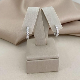 ARGOLA PT RM PEDRAS CRISTAIS 2MM