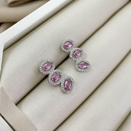 BR PT SCARF 3P ROSA CRAVEJADO