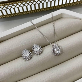 CONJ PT GOTA EM PEDRAS 5MM\45 CM