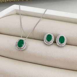 CONJ PT P REDONDA VERDE CRAV