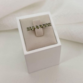 ANEL PT ALIANÇA GOTAS VERDE CLARO