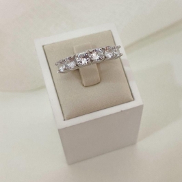 ANEL PT MEIA ALIANÇA 4MM