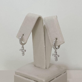 ARGOLA PT CRUZ CRAVEJADA 1MM