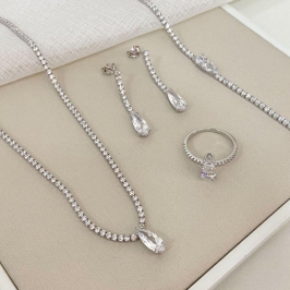 CONJ PT RIVIERA\ PEDRA CRISTAL