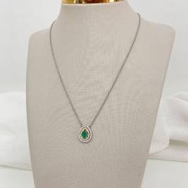 GARG PT GOTA AMARELA/VERDE CRAV 40+5 CM