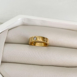 ALIANÇA CARTIER 3 PEDRAS