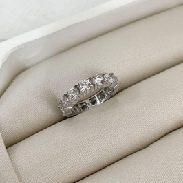 ANEL PT ALIANÇA EM PEDRAS 4MM