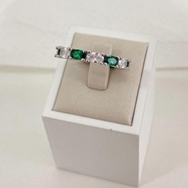 ANEL PT ALIANÇA VERDE\ CRISTAL