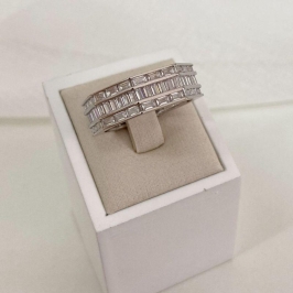 ANEL PT EM PEDRAS CRISTAL