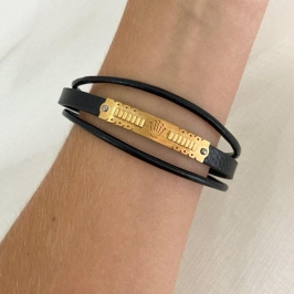 BRAC MASC PRETO ROLEX 3EM1