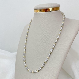 GARG PT EM PEDRAS CRISTAIS 45CM 3 MM