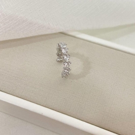 PIERCING PT CORAÇÃO CRISTAL 3MM