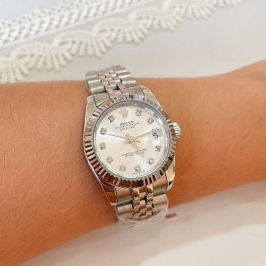 RELOGIO P ROLEX BRANCO
