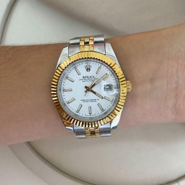 RELOGIO ROLEX PRATA/DOURADO B