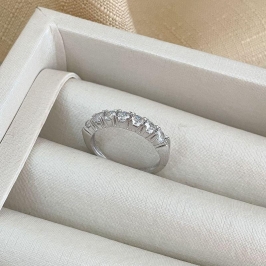 ANEL PT MEIA ALIANÇA 7 P 3MM