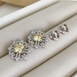 BR PT FLOR CRAVEJADA 1 PEDRA AMARELA