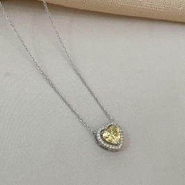 GARG PT CORAÇÃO 1 PEDRA CRAVEJADA