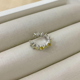 PIERCING PT CORAÇÕES AMARELOS