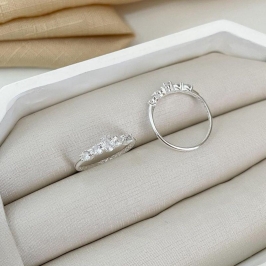 ANEL PT 5 PEDRA CRISTAIS