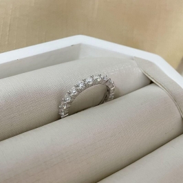 ANEL PT  ALIANÇA MOISSANITE 3MM