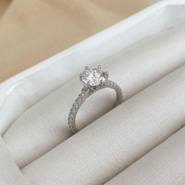 ANEL PT SOLITÁRIO 8MM NITE