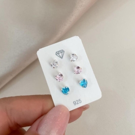 BR PT TRIO COR COLORIDO 4MM