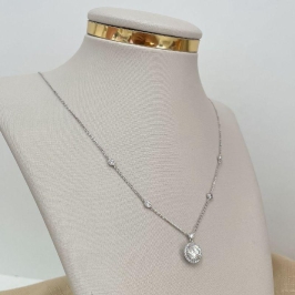 GARG PT PEDRA CRISTAL CRAVEJADA 45CM 7MM NITE