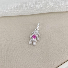 PG PT MENINA CRAVEJADO 1 COR ROSA