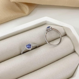 ANEL PT CORAÇÃO CRAVEJADO