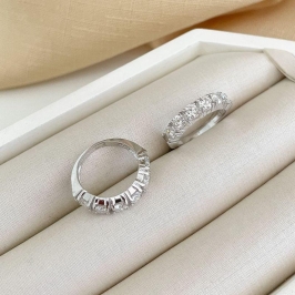 ANEL PT MEIA ALIANÇA 4MM NITE