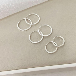 ARGOLA PT TRIO LISO F QUADRADO