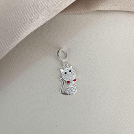 BERLOQUE PT GATO LAÇO VERMELHO