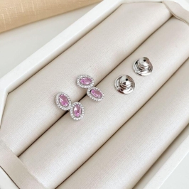 BR PT 2 PEDRAS ROSA CRAVEJADA