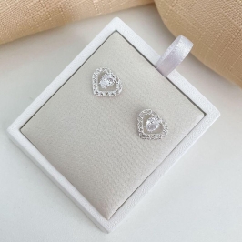 BR PT CORAÇÃO VAZADO PEDRA CRISTAL