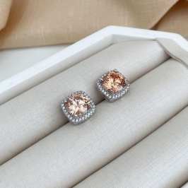 BR PT PEDRA AMBAR CLARO CRAVEJADA