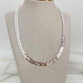 CORR PT TRANÇADA 40CM 5FIO