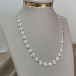 GARG PT PEDRA CRISTAL CRAVEJADA 40CM