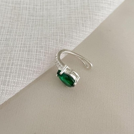 PIERCING PT FAKE PEDRA VERDE