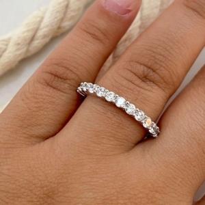 ANEL PT MEIA ALIANÇA 12P 2MM