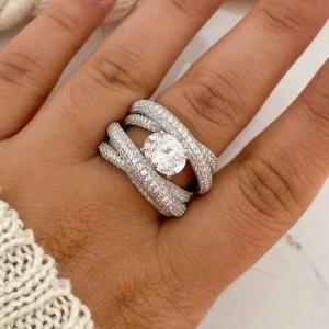 ANEL PT PEDRA CRAVEJADA