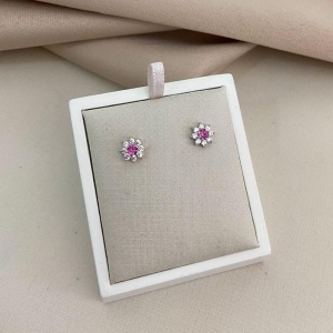 BR PT FLOR ROSA CRAVEJADA