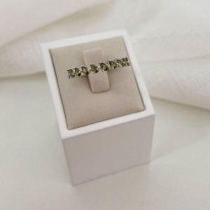 ANEL PT ALIANÇA GOTAS VERDE CLARO