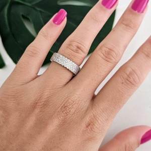 ANEL PT ALIANCA LARGA CRAVEJADA