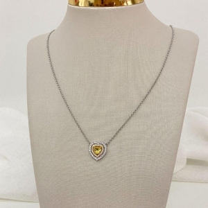 GARG PT CORAÇÃO AMARELO CRAV 5MM 45CM