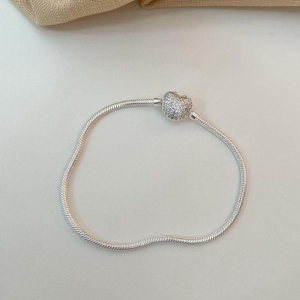 PANDORA PT 16CM CORAÇÃO CRAVEJADO