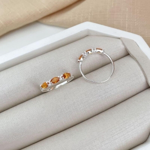 ANEL PT 3 PEDRAS PEQUENA