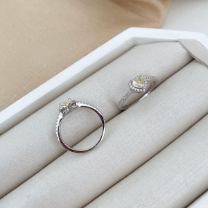 ANEL PT CORAÇÃO CRAVEJADO