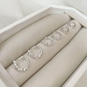 ARGOLA PT TRIO CORAÇÕES CRAV/LISO